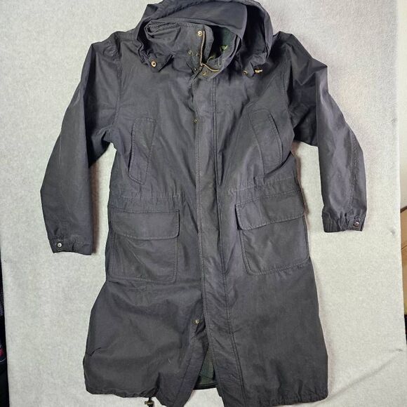 The Territory Ahead Full Length Utility Waxed Jacket Fleece Lined Western Barn S - Picture 1 of 15